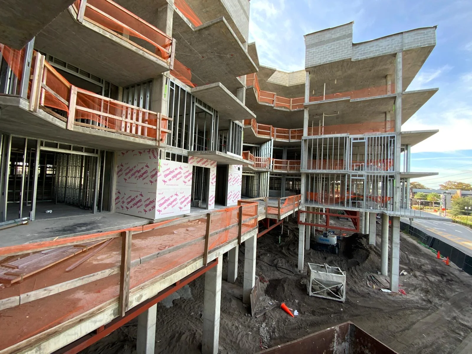 Exterior & Atrium Framing