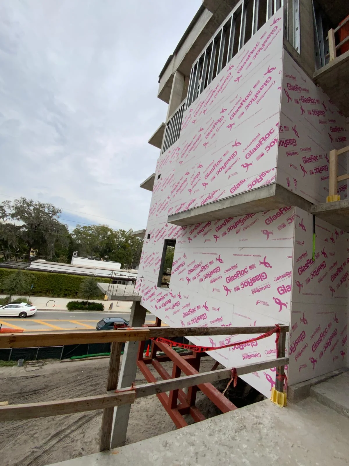 Exterior Sheathing Progress